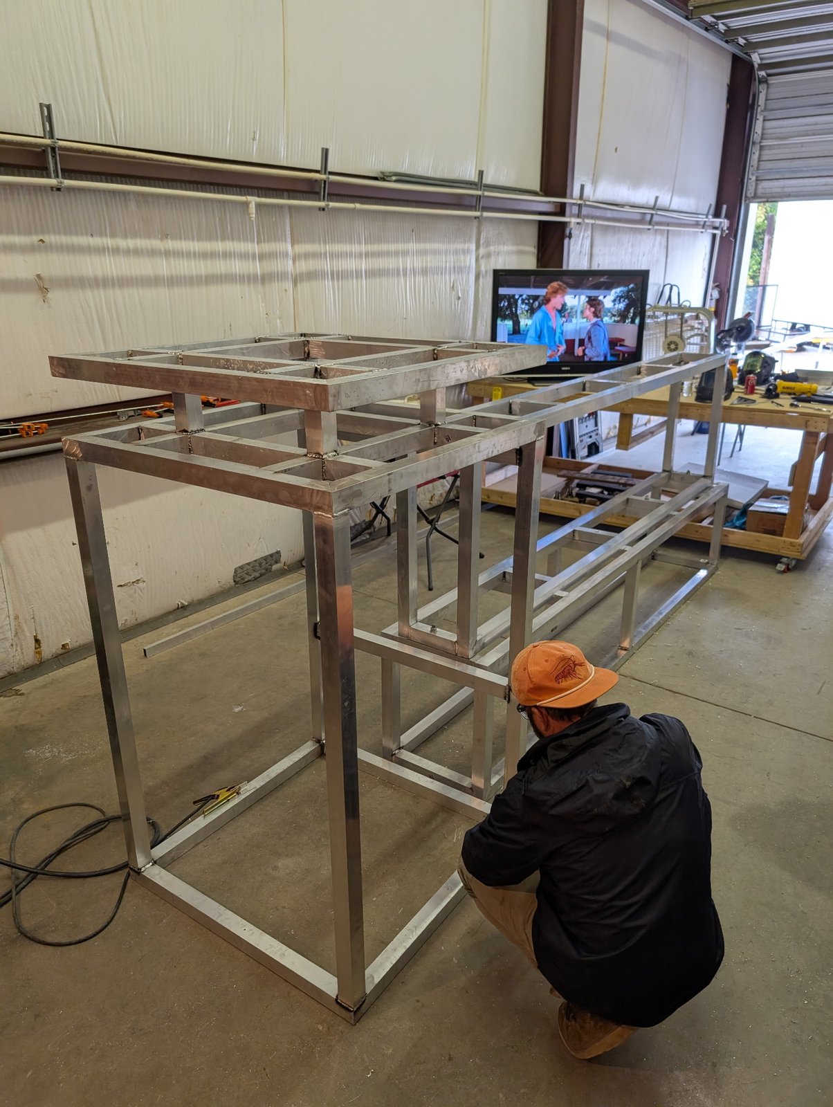 Fabrication shop steel build