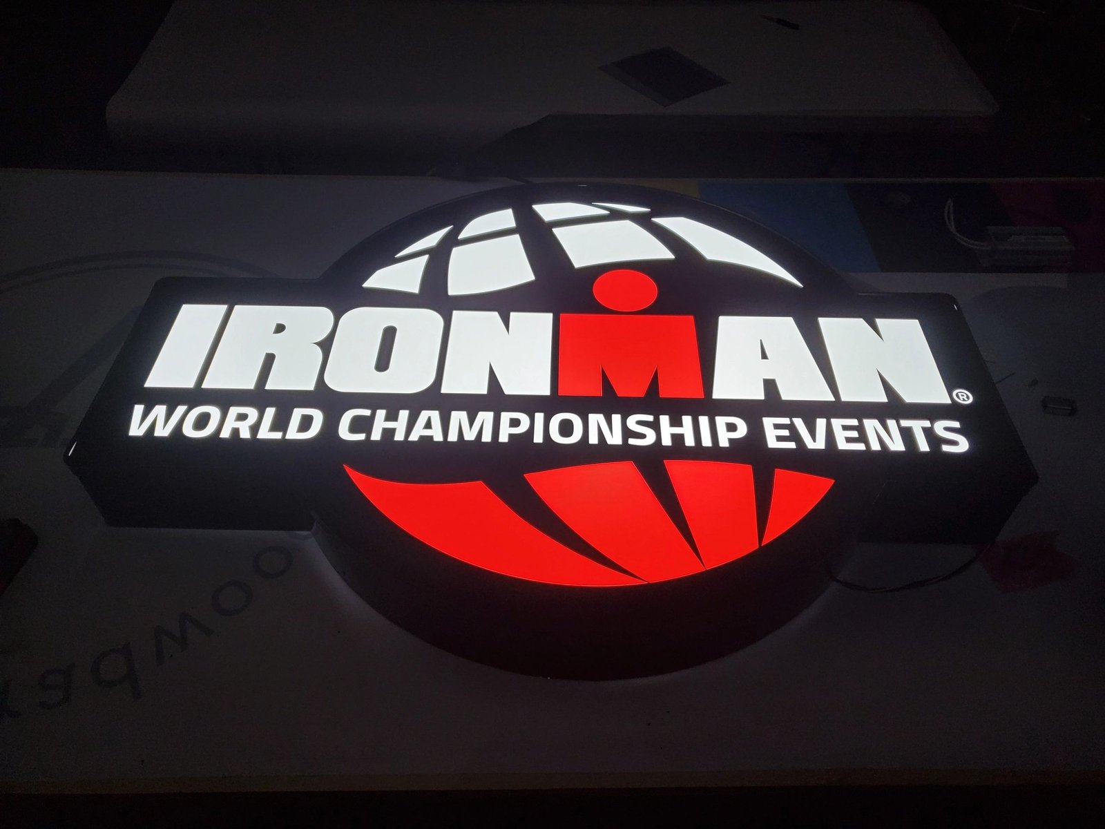 Ironman illuminated cabinet detail