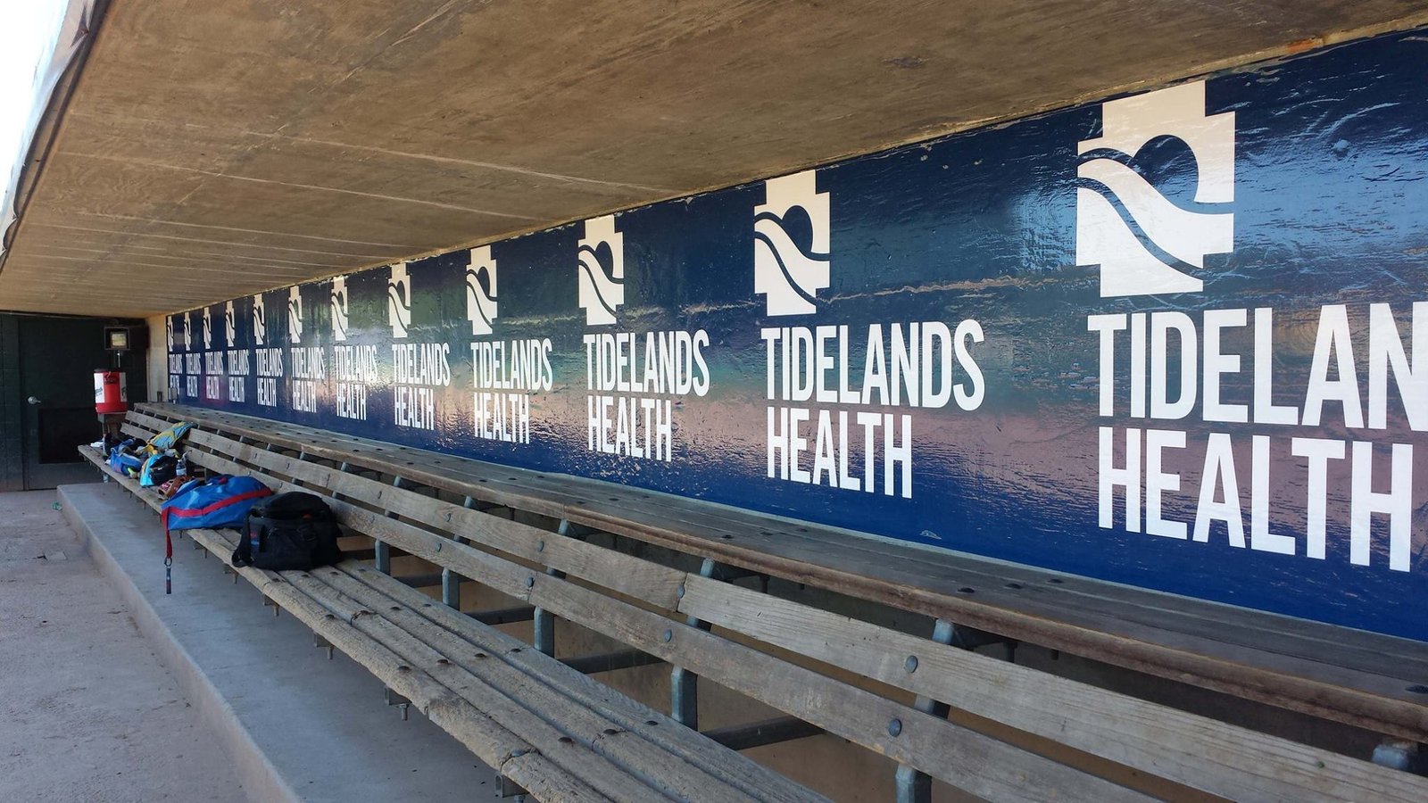 Tidelands Health stadium wrap